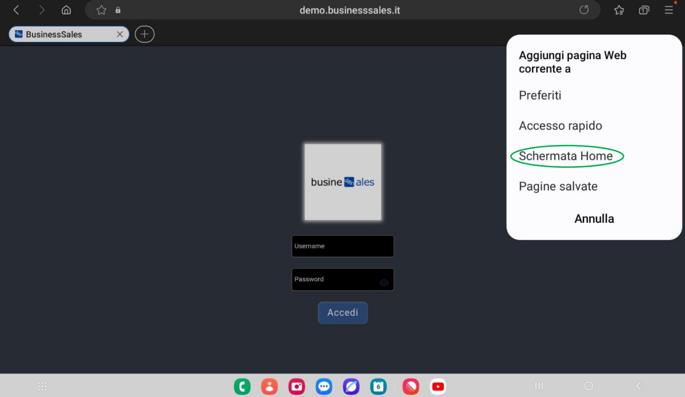 Installazione Android