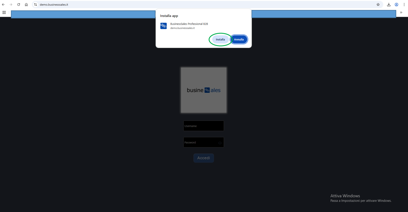 Installazione Chrome